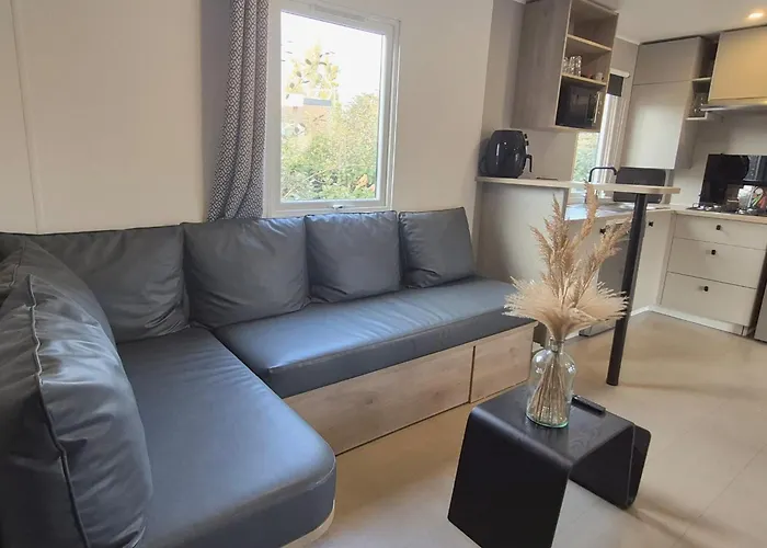 Le Cocon Mobil A 150 M De La 5 Etoiles Les Dunes Parc Aquatique Κάμπινγκ