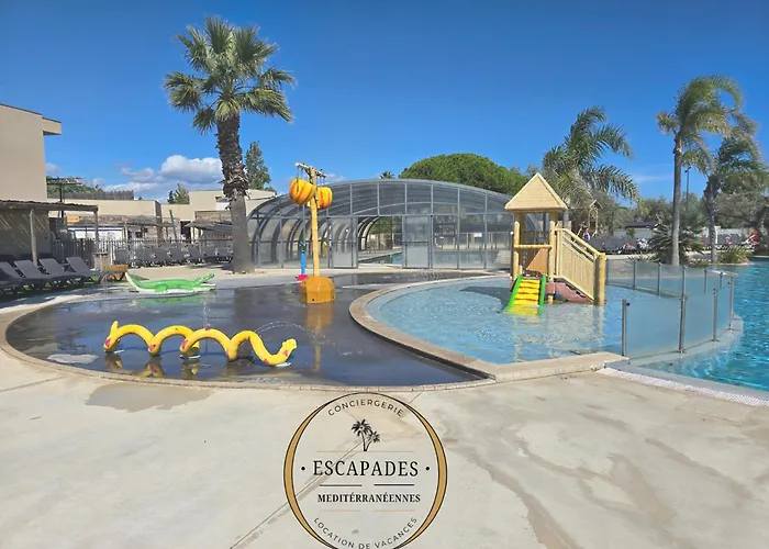 Le Cocon Mobil A 150 M De La 5 Etoiles Les Dunes Parc Aquatique Torreilles